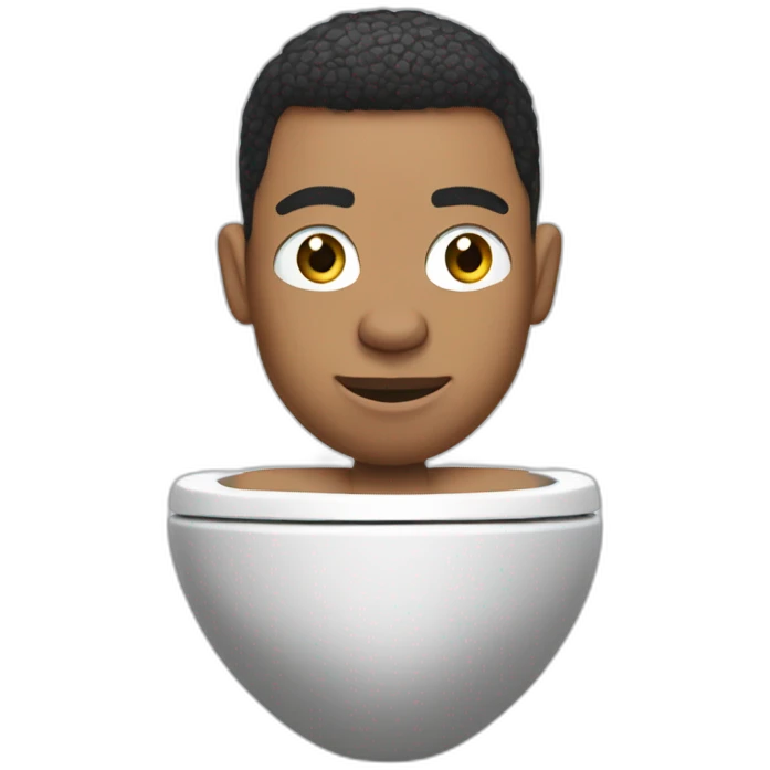 Mbappé at the toilet emoji