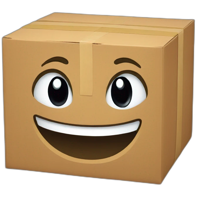 box with smile emoji