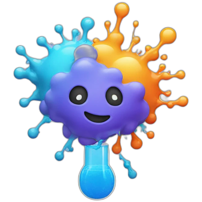 boom with chemicals emoji