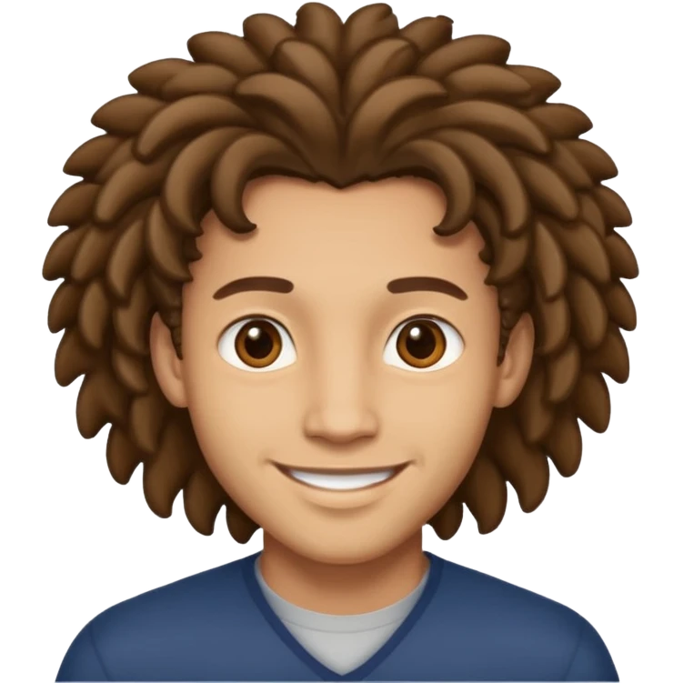 light skin man with locks emoji