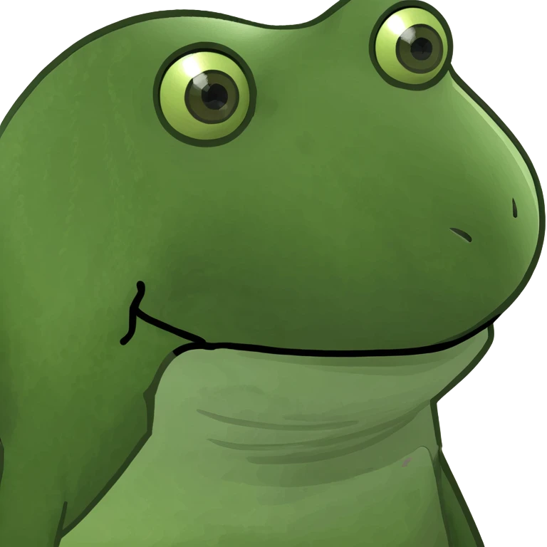 Un chinito con sapo emoji