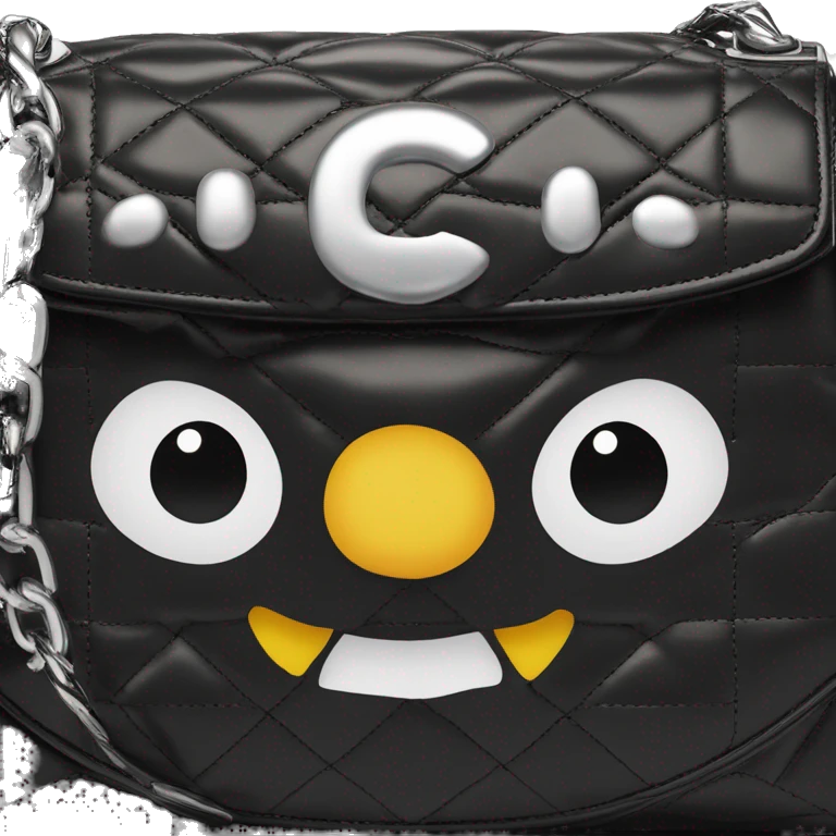 Coach Quilted Leather Tabby Chain Shoulder Bag 20 In Black with Light Silver Hardware emoji