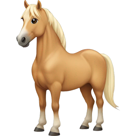 Palomino horse emoji