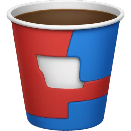 Red and Blue Cup emoji