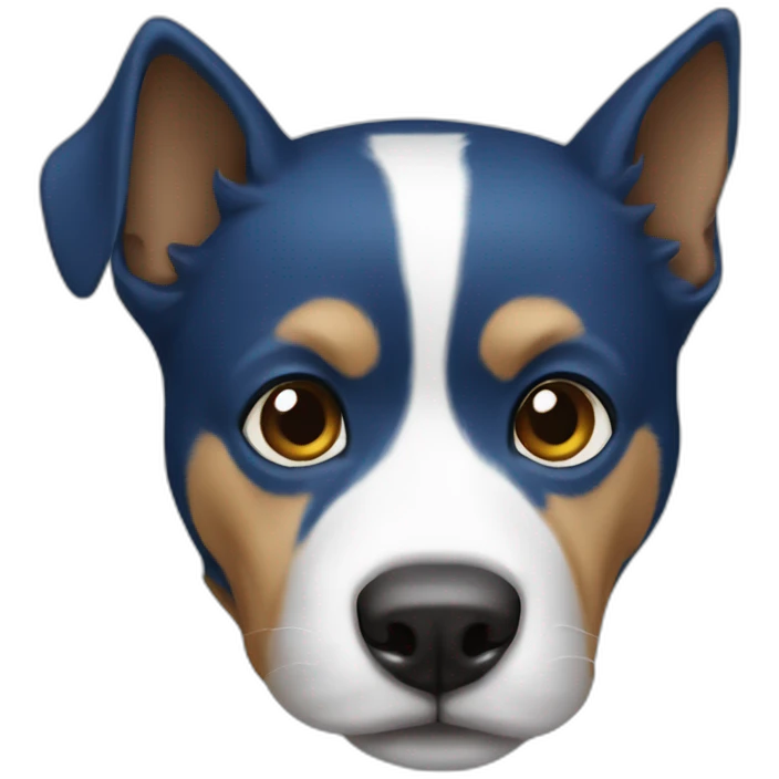 perro azul emoji
