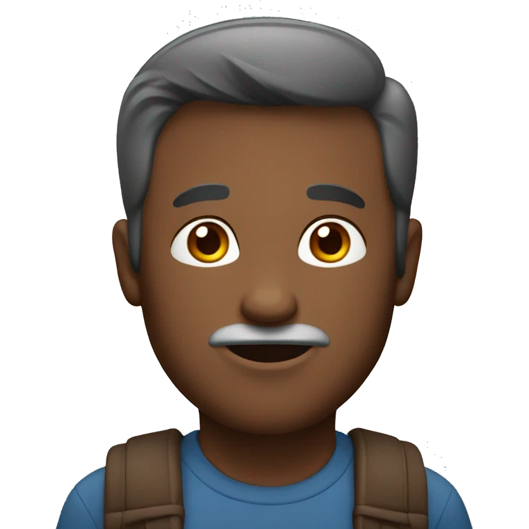 homme 50 ans brun emoji