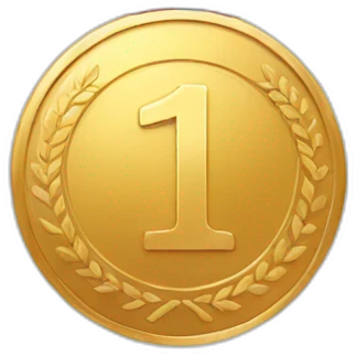 gold 1st place medal emoji