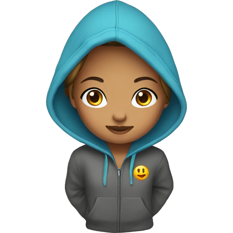 Girl hoodie  emoji