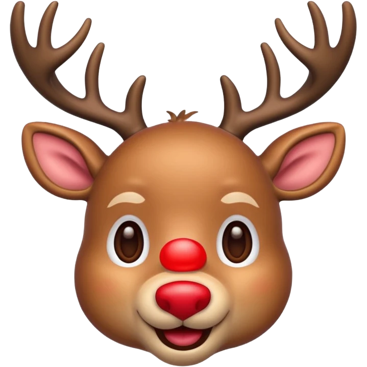 Christmas emoji deer emoji