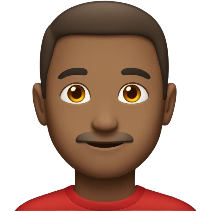 redondo rojo oscuro emoji