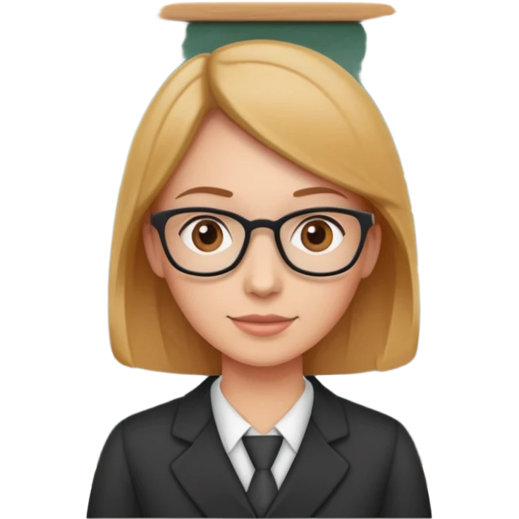 English teacher at a chalkboard with ABC written on it emoji