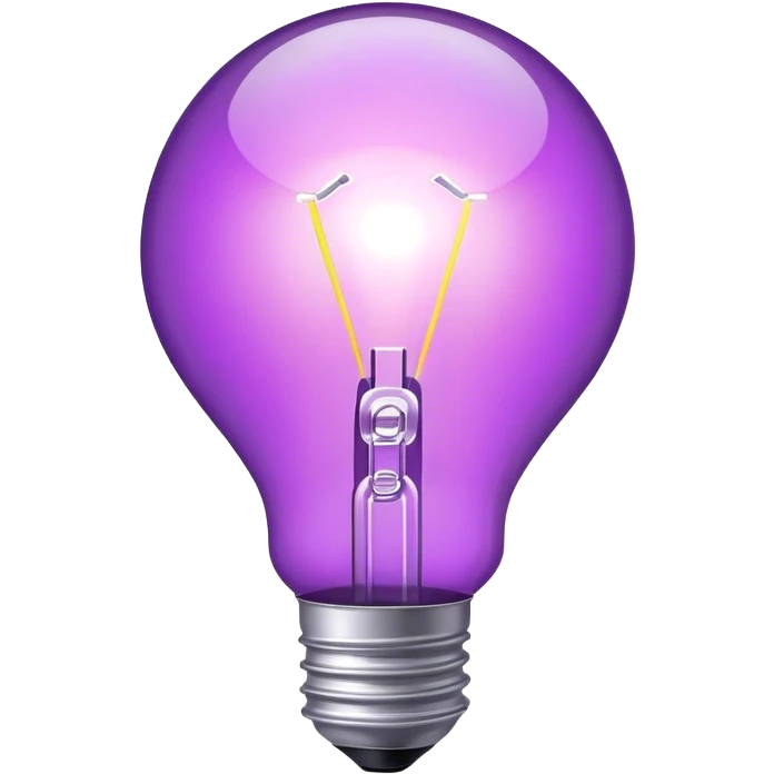 violet 💡 emoji