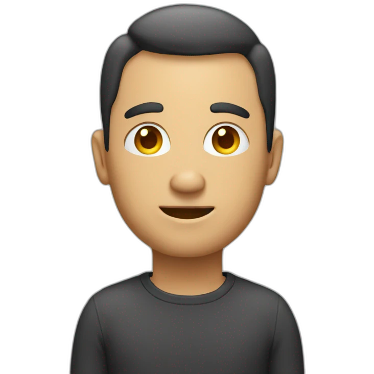 man behind pc emoji
