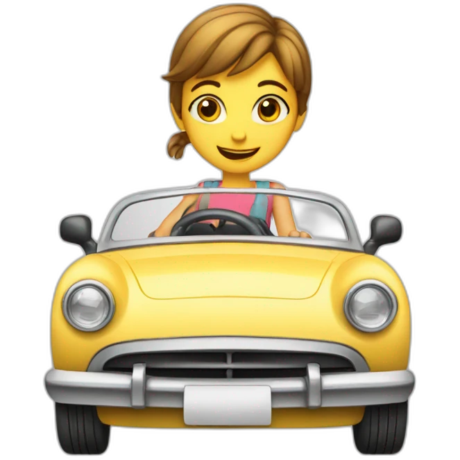 boy-girl-roadster-car-driving emoji