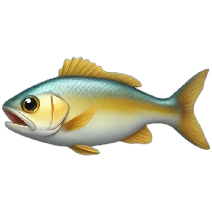 fish eating emoji