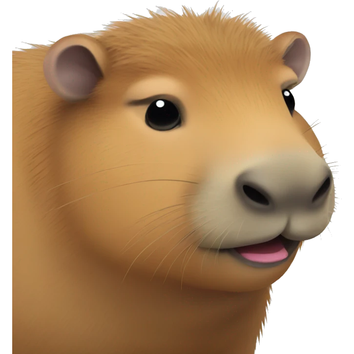 capybara after sleeping  emoji
