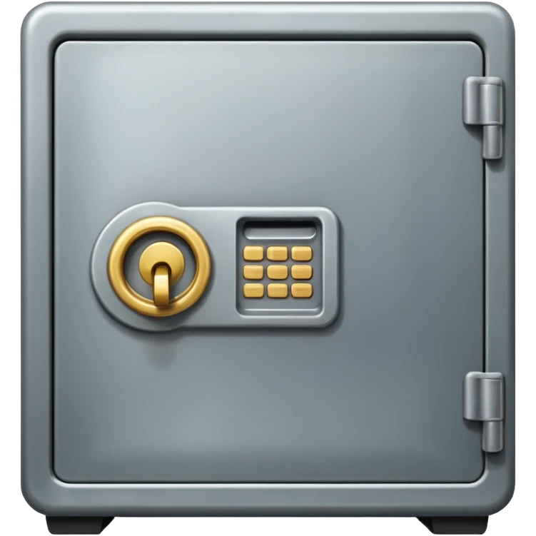 safe that is open without money in it emoji