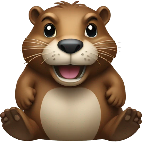 The beaver who conceived a prank emoji