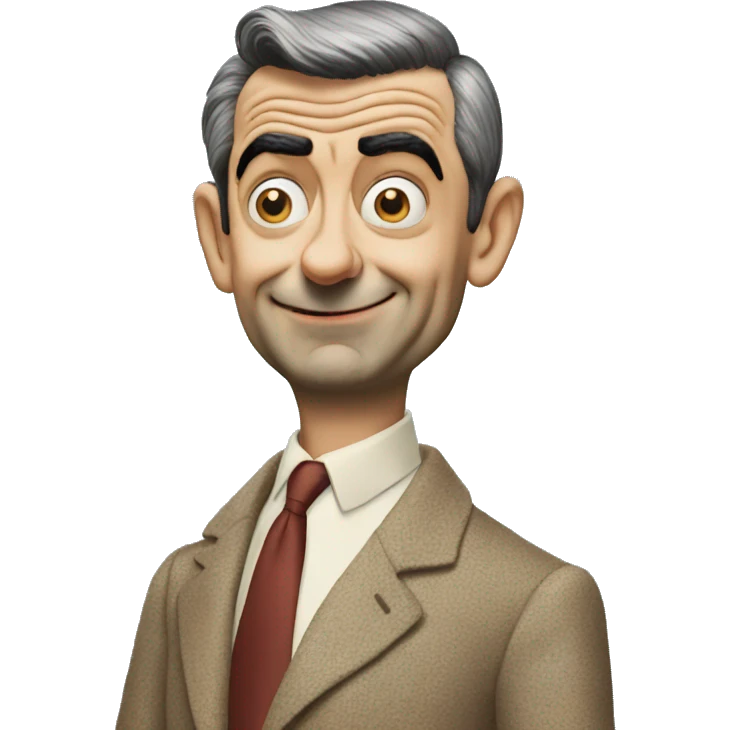 mr bean in cats world emoji