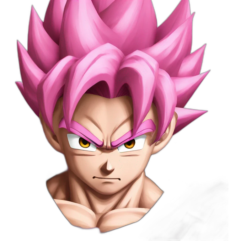 Goku black ssj rose emoji