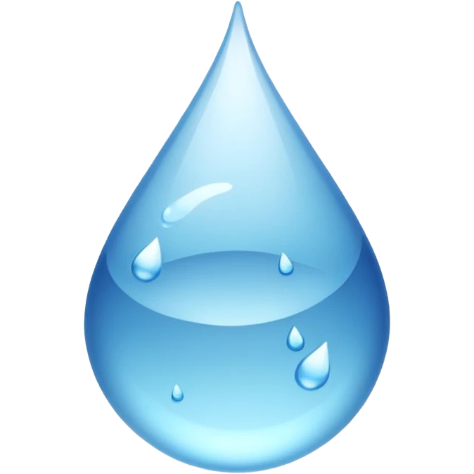 A Wateruba make of water emoji