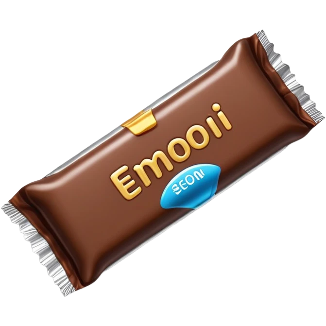 energy bar chocolate emoji