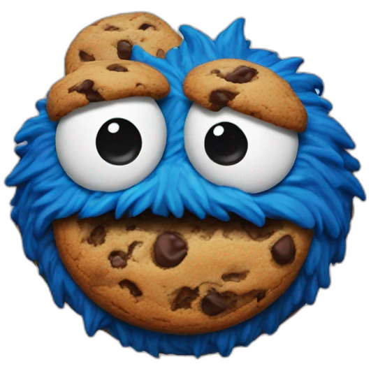 Cookie monster emoji