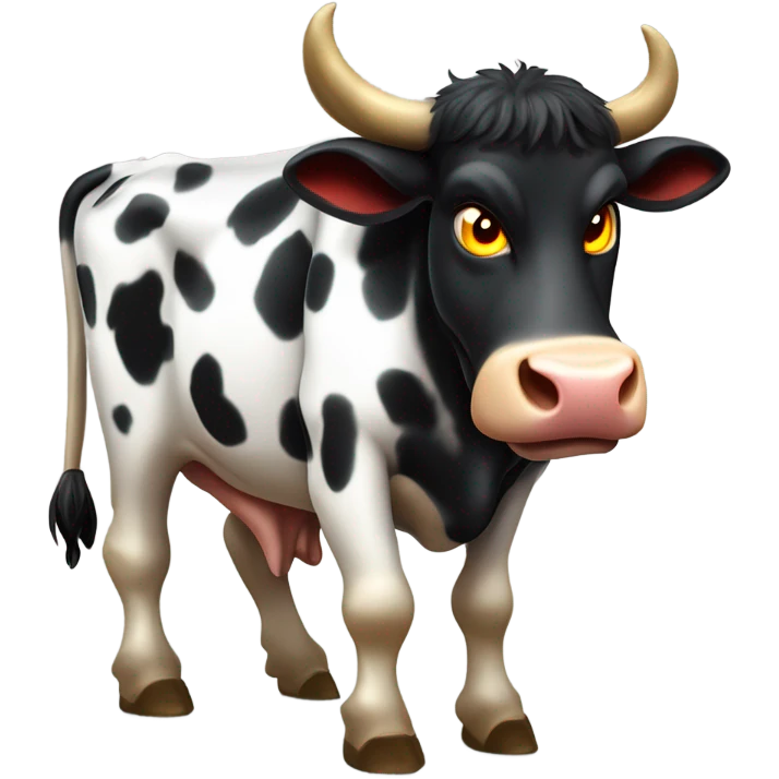 Devil cow emoji