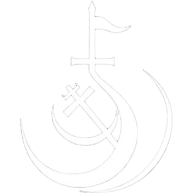 Black flag emoji, flat minimal vector style, white Arabic calligraphy of the first Kalima (La ilaha illallah Muhammadur Rasulullah), peaceful religious design, no weapons, no politics, transparent background, 1:1 square. emoji