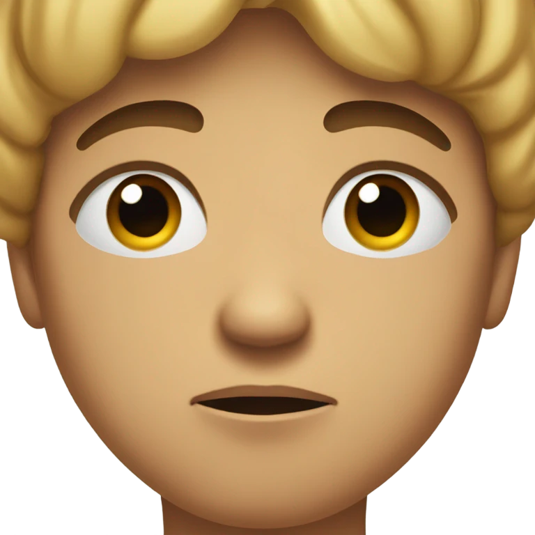 Sad face emoji