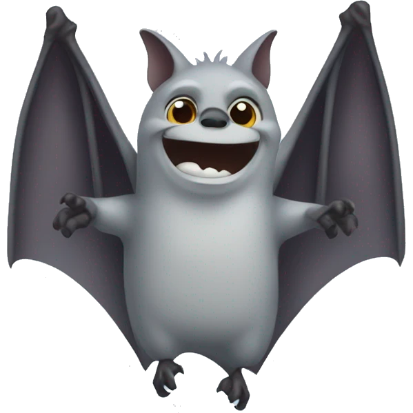 A frozen bat emoji
