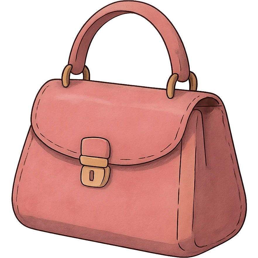 pink purse emoji