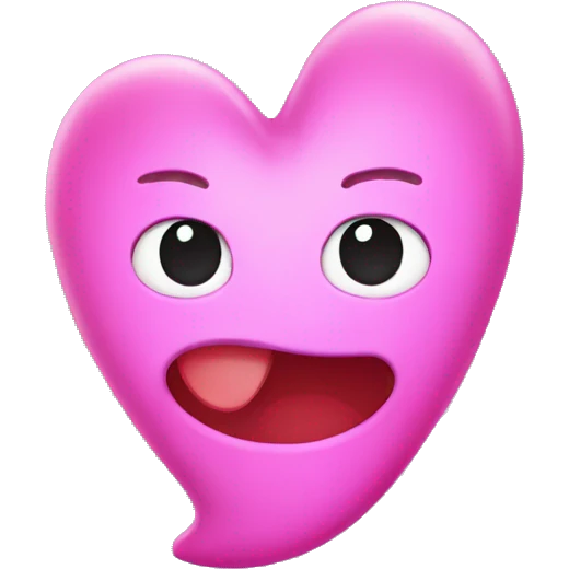 Gummy love emoji