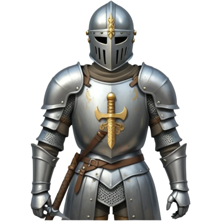 Headless Knight with Sword close up emoji