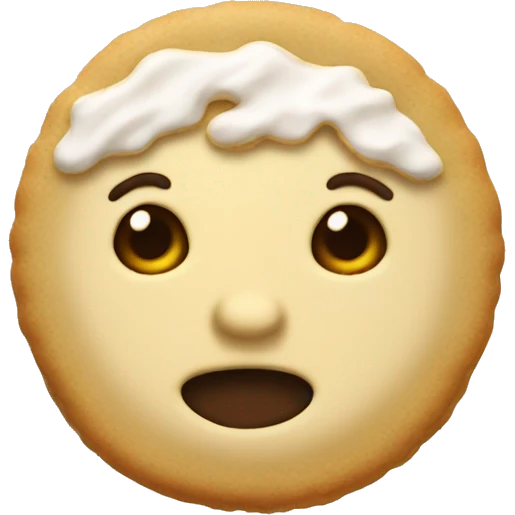 Sugar cookie emoji