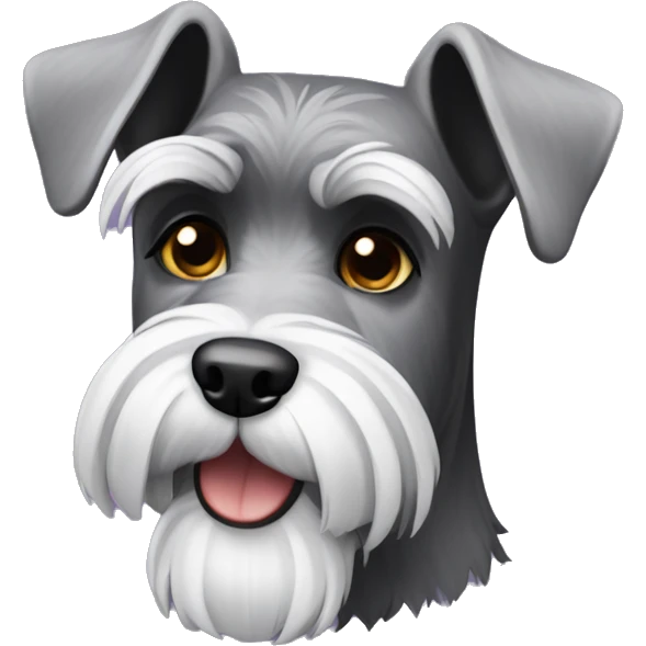 A schnauzer emoji