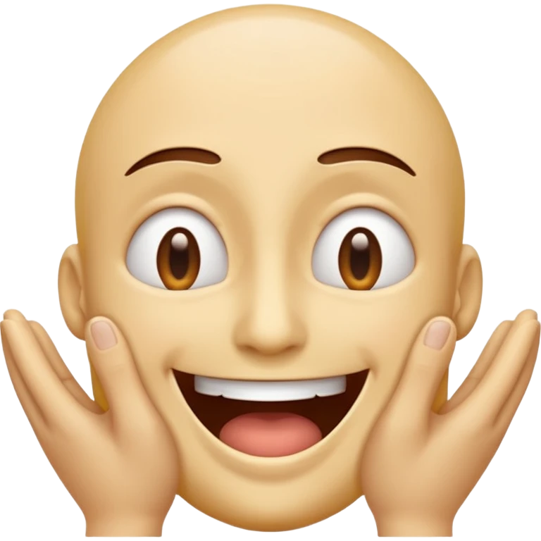 I want an overly excited face that says “I am so excited, I cannot contain. With eyes tightly squeezed closed together and a big grin emoji. emoji