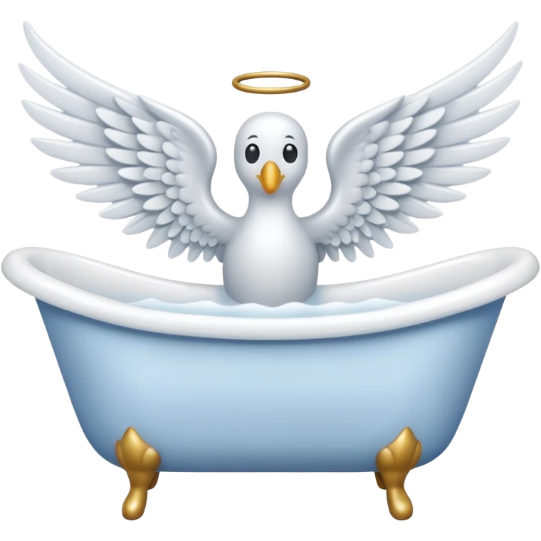 Bathtub wings emoji