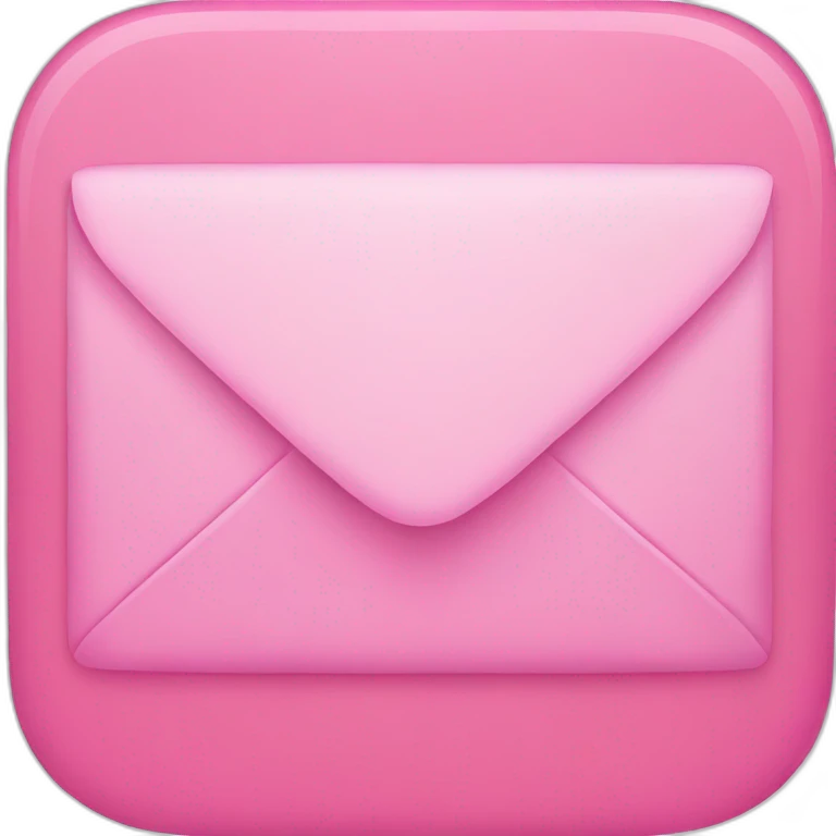email pink emoji