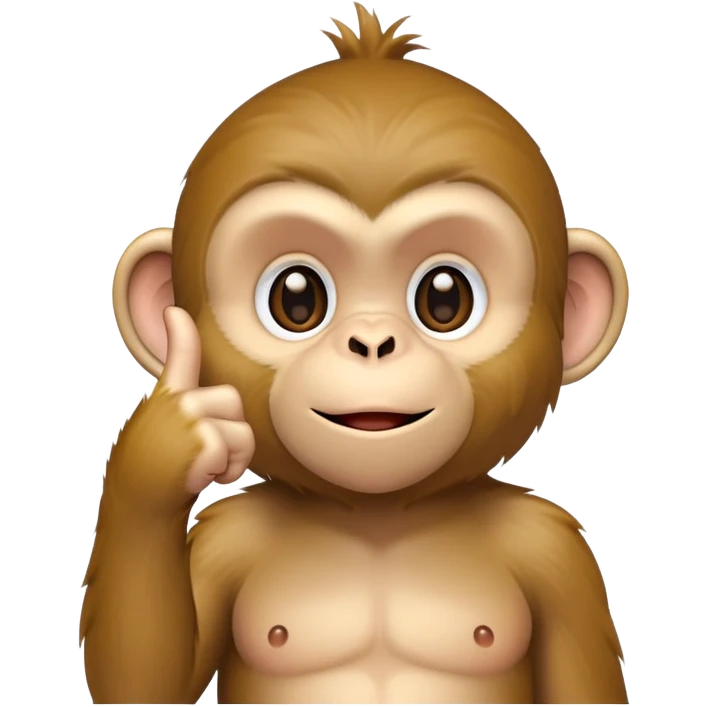 a monkey using the middle finger  emoji