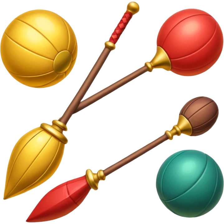 make emojies for all the quidditch equipment emoji