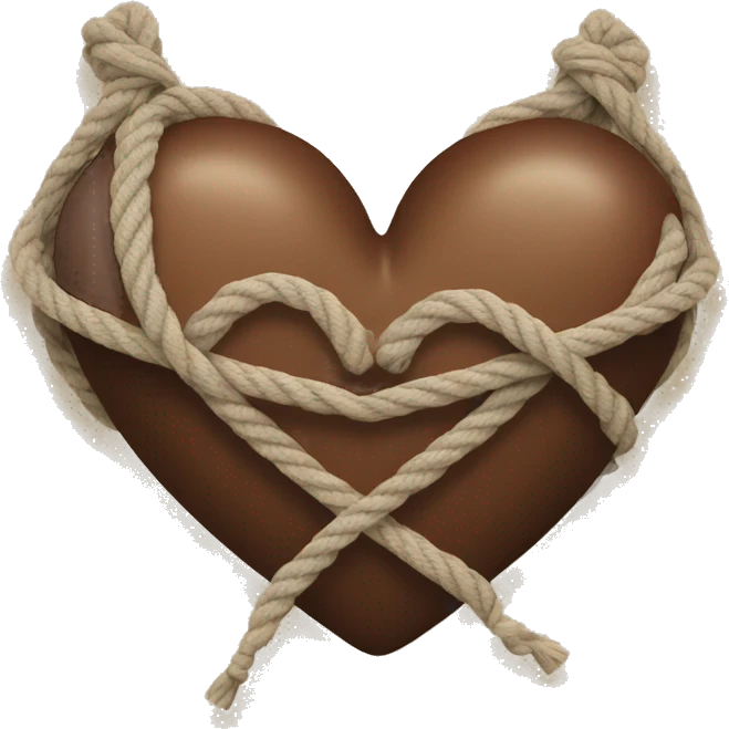 roped two hearts emoji