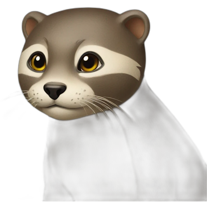 Chat sur loutre emoji