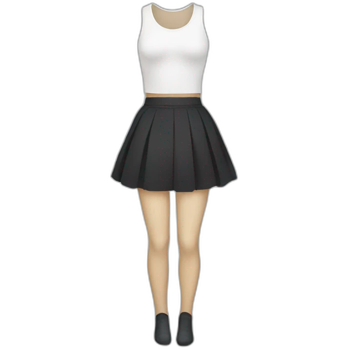 tights and skirt emoji