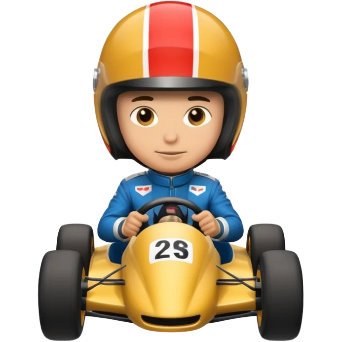 Formula racer emoji