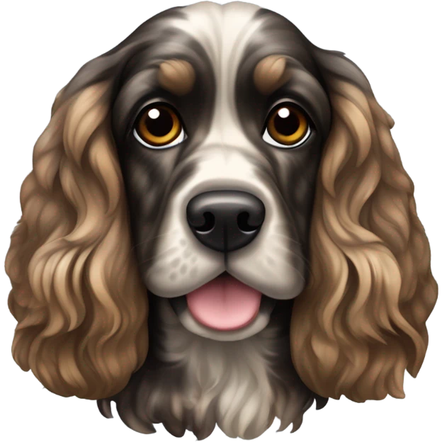 Brindle Cocker Spaniel emoji
