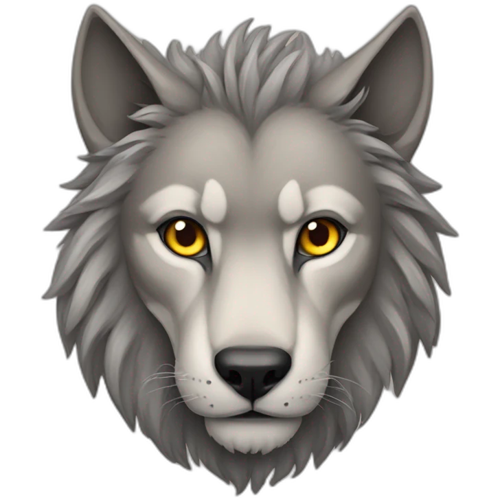 Wolf lion emoji