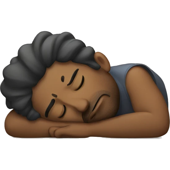 Sleepy emoji