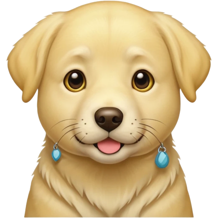 Yellow lab emoji