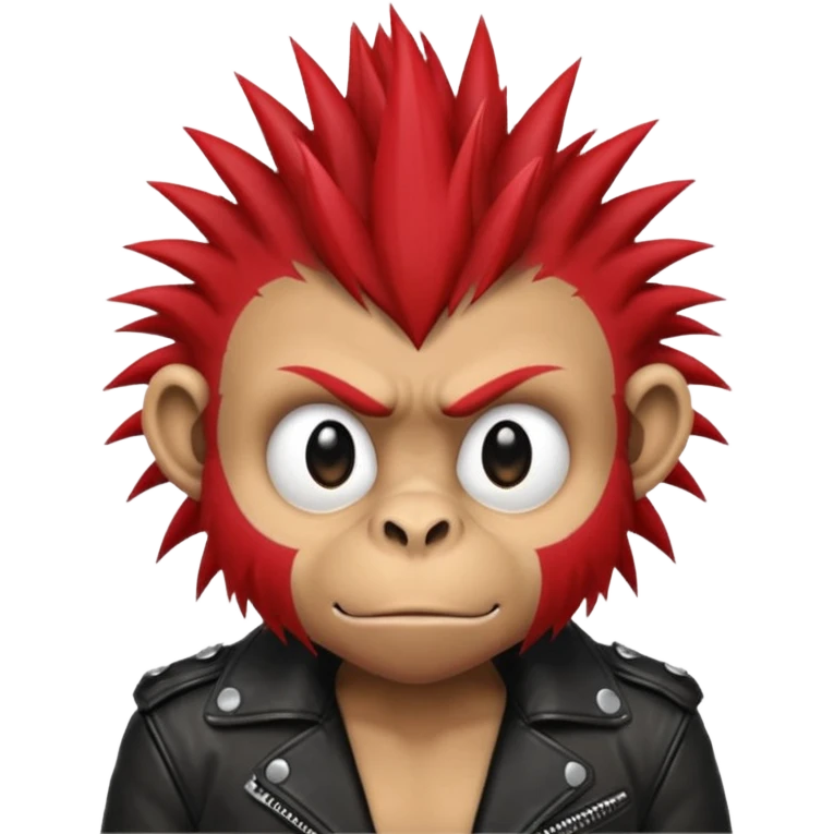 punk monkey emoji